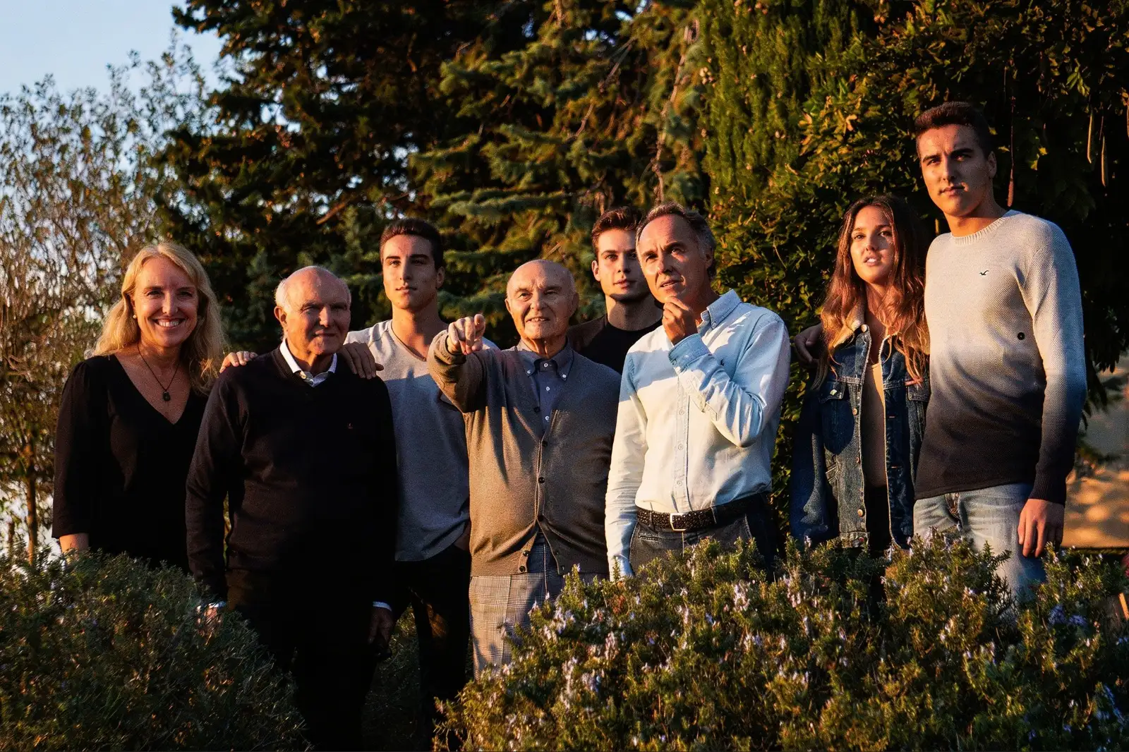 Famiglia Castellani. Fotografia do acervo oficial da fam&iacute;lia.